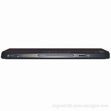 DivX/DVD Player with Parental Lock-up Function and 110 to 240V AC Universal Power Supply
